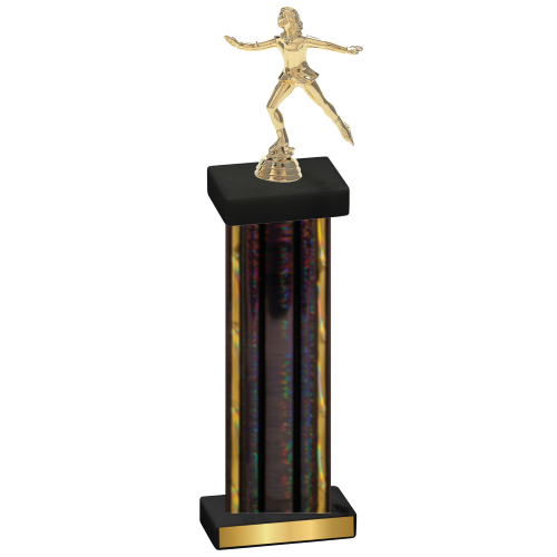 Single Black Glacier Skater Trophy