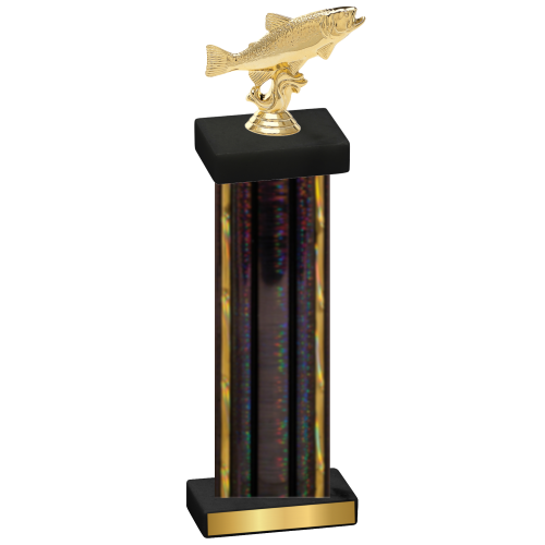 Single Black Glacier Fishing Trophy