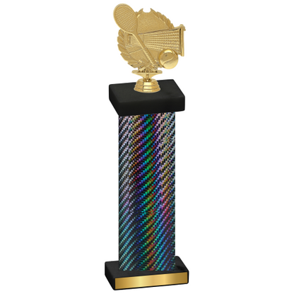 Single Black Carbon Fiber Tennis Trophy