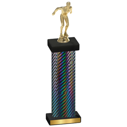 Single Black Carbon Fiber Swimming Trophy