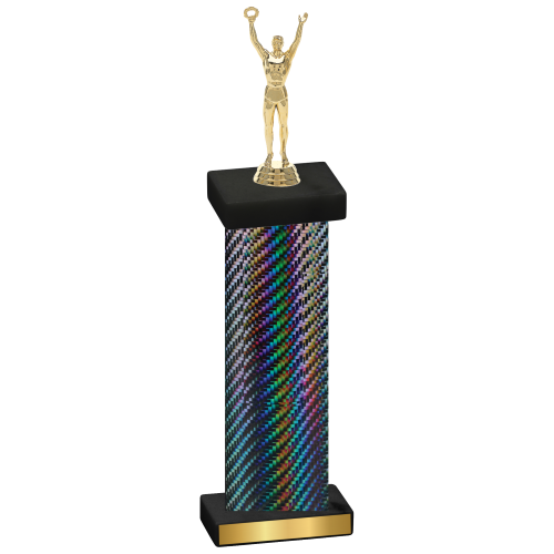 Single Black Carbon Fiber Victory Trophy