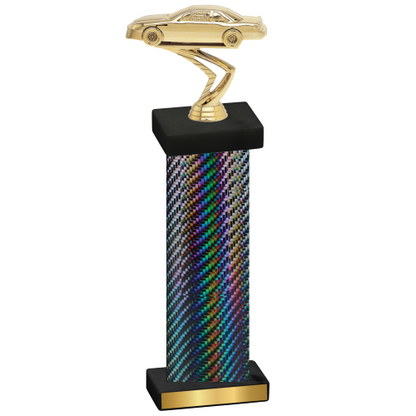 Single Black Carbon Fiber Cars Trophy