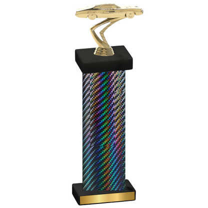 Single Black Carbon Fiber Cars Trophy