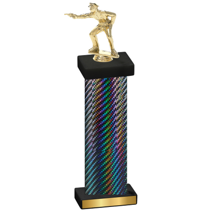 Single Black Carbon Fiber Shooter Trophy