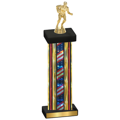 Single Flag USA Rugby Trophy