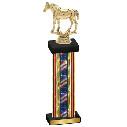 Single Flag USA Horses Trophy