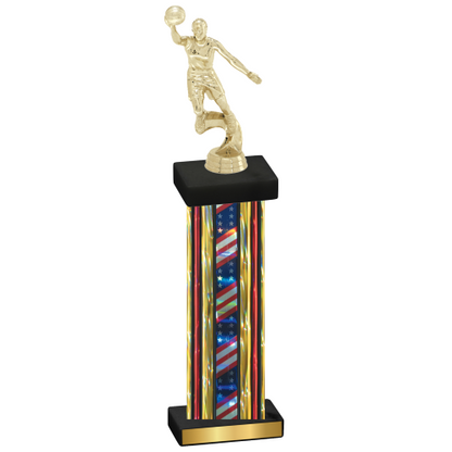 Single Flag USA Basketball Trophy