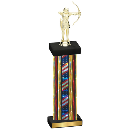 Single Flag USA Archery Trophy