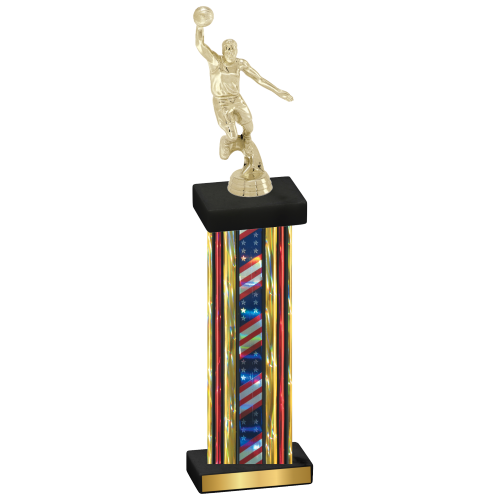 Single Flag USA Basketball Trophy