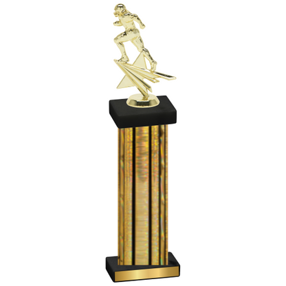 Single Gold Glacier Football Trophy