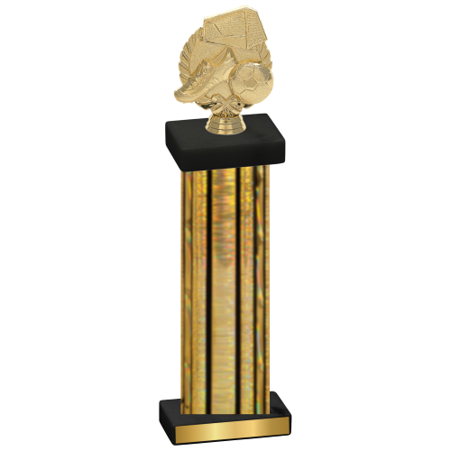 Single Gold Glacier Soccer Trophy