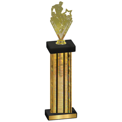 Single Gold Glacier Rugby Trophy