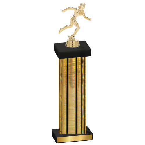 Single Gold Glacier Running Trophy