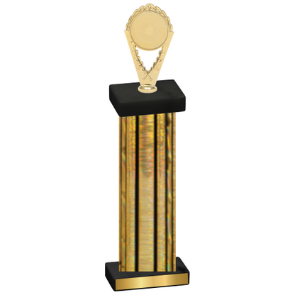 Single Gold Glacier Insert Trophy