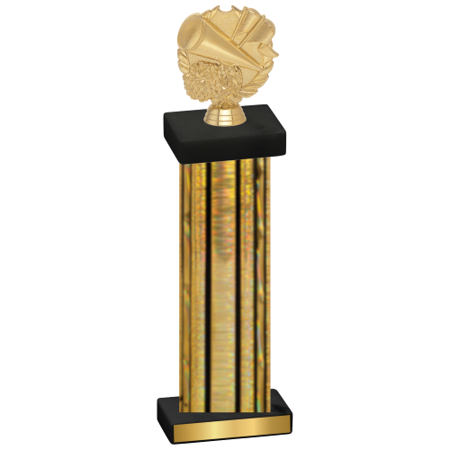 Single Gold Glacier Cheerleading Trophy