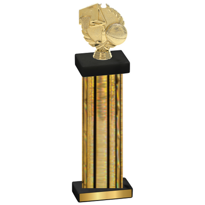 Single Gold Glacier Basketball Trophy