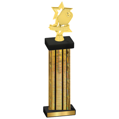 Single Gold Glacier Pickleball Trophy