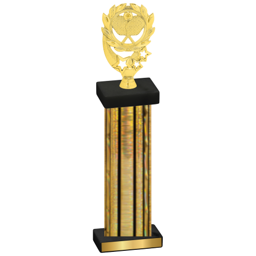 Single Gold Glacier Pickleball Trophy