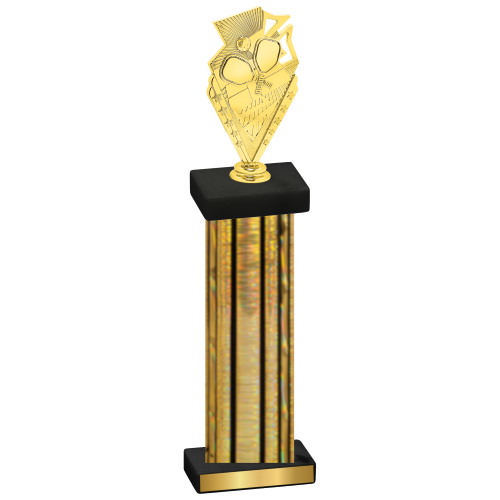 Single Gold Glacier Pickleball Trophy