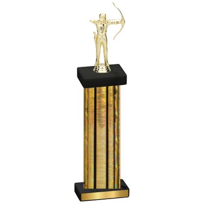 Single Gold Glacier Archery Trophy