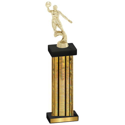 Single Gold Glacier Basketball Trophy