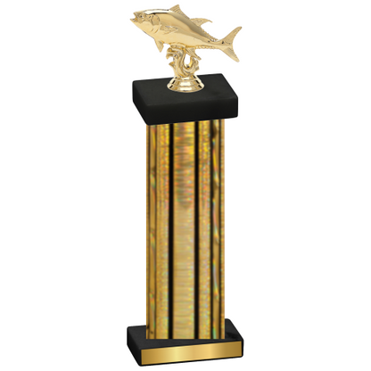 Single Gold Glacier Fishing Trophy