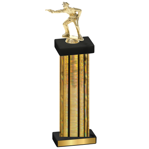 Single Gold Glacier Shooter Trophy