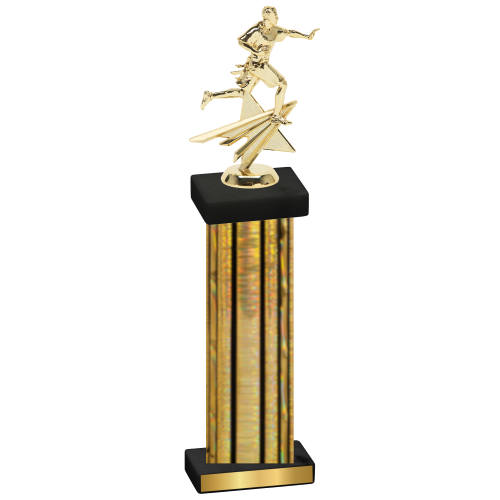 Single Gold Glacier Flag Football Trophy