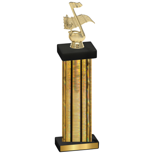 Single Gold Glacier Music Trophy