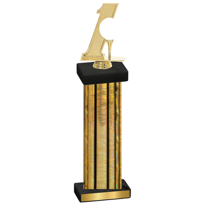 Single Gold Glacier Golf Trophy