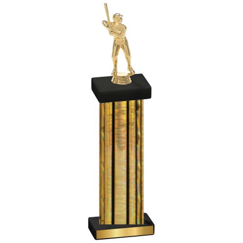 Single Gold Glacier Baseball Trophy