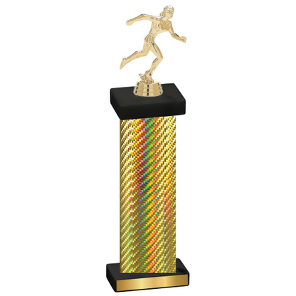 Single Gold Carbon Fiber Running Trophy