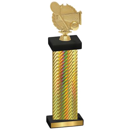 Single Gold Carbon Fiber Tennis Trophy