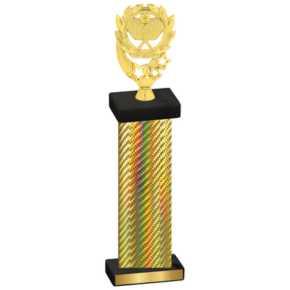 Single Gold Carbon Fiber Pickleball Trophy