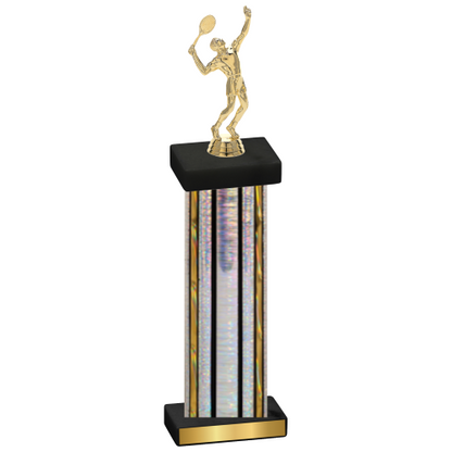 Single Silver Glacier Tennis Trophy