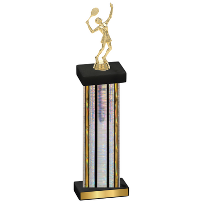 Single Silver Glacier Tennis Trophy