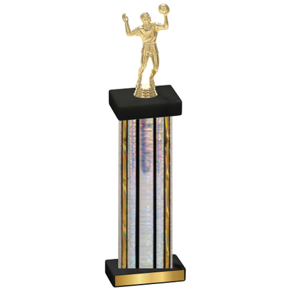 Single Silver Glacier Volleyball Trophy