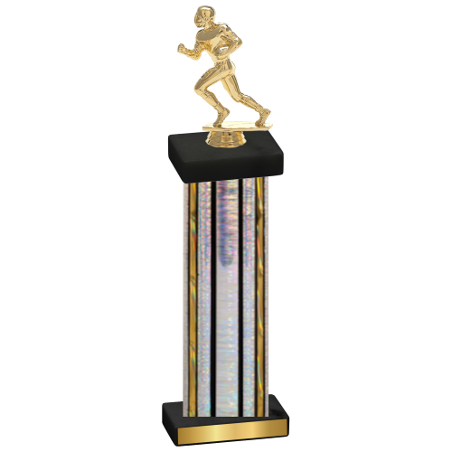 Single Silver Glacier Football Trophy