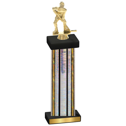 Single Silver Glacier Hockey Trophy