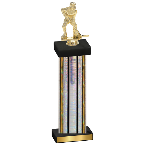 Single Silver Glacier Hockey Trophy