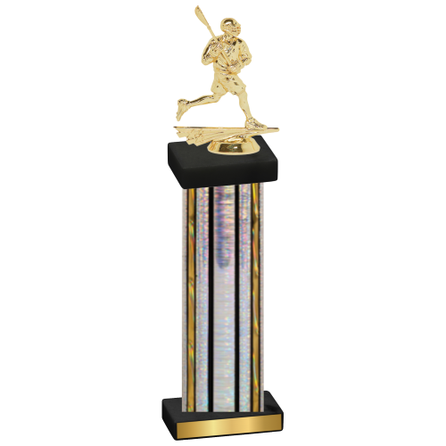 Single Silver Glacier Lacrosse Trophy