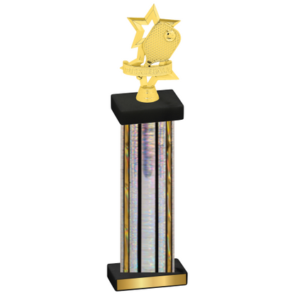 Single Silver Glacier Pickleball Trophy