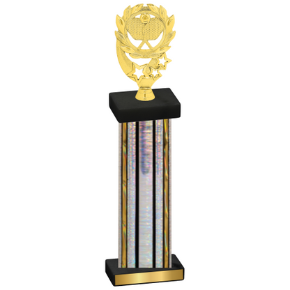 Single Silver Glacier Pickleball Trophy