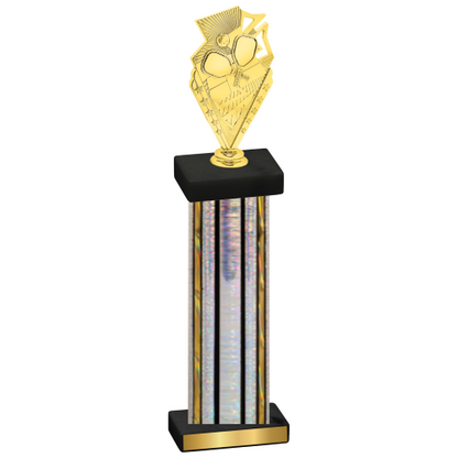 Single Silver Glacier Pickleball Trophy