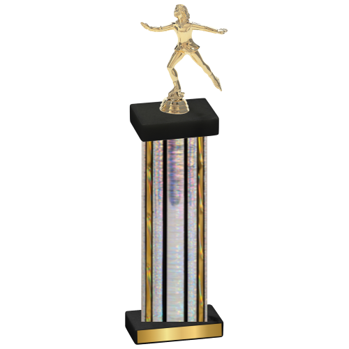 Single Silver Glacier Skater Trophy