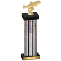 Single Silver Glacier Fishing Trophy