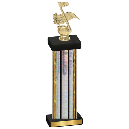 Single Silver Glacier Music Trophy