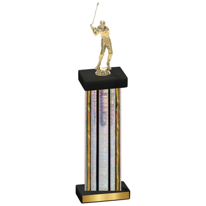 Single Silver Glacier Golf Trophy