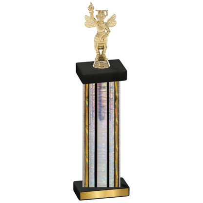 Single Silver Glacier Academics Trophy