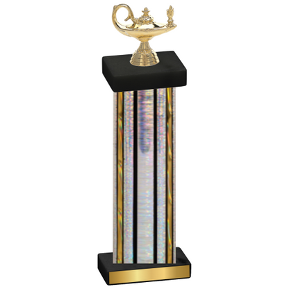 Single Silver Glacier Academics Trophy